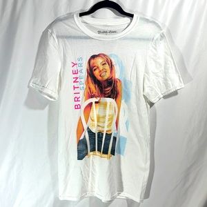 Licensed Britney Spears Tee in White, size Sm-Med available, nice vintage look